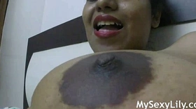 Horny Lily Big Indian Tits Squeezed