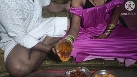 Telugu wife Sex with after drinking beer