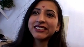 Indian wife wants to get her first double penetration&comma; so husband invites the neighbor to help