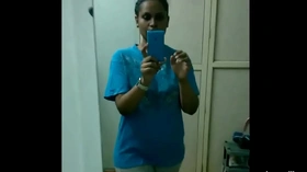 Indian College Girl Changing Her Sports Wear After Gym Homemade