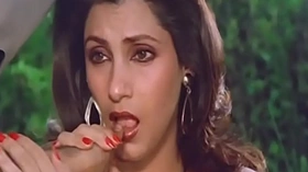 Sexy Indian Actress Dimple Kapadia Sucking Thumb lustfully Like Cock