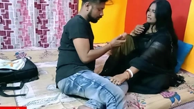 Indian hot NRI bhabhi fucking with dildo and my penis! Hindi sex with clear audio