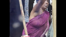 Desi Aunty boob show part 2