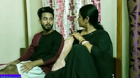Indian teen boy amazing sex with hot stepmother!! Indian pure taboo sex with clear audio
