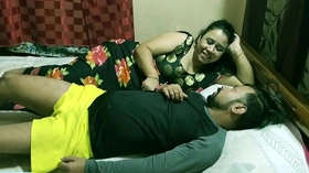 I cum after entering my dick inside sexy bhabhi wet pussy&excl; She was playing with clear hindi audio