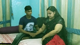 Indian teen boy fucking his sexy hot bhabhi secretly at home !! Best indian teen sex