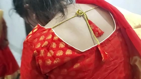 Bhabi with Saree Red Hot Neighbours Wife