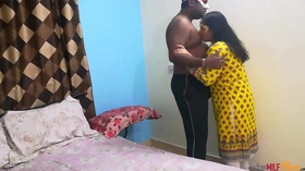 Indian Shanaya Bhabhi In Eye Catching Desi Shalwar Suit Having Closeup Sex With Love