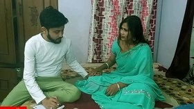 Indian sexy madam teaching her special student how to romance and sex! with hindi voice